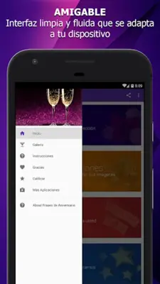 Frases de Aniversario android App screenshot 10
