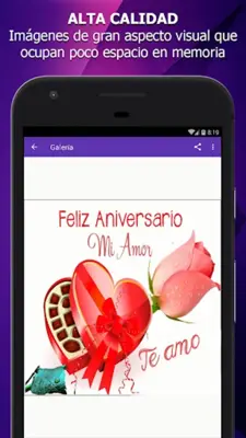 Frases de Aniversario android App screenshot 7